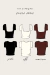 Kit Blusa Anne 3 Peças (preto, off -white, marrom) - comprar online