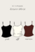 Kit 3 peças Regata Básica (preto, off-white, marrom) - comprar online