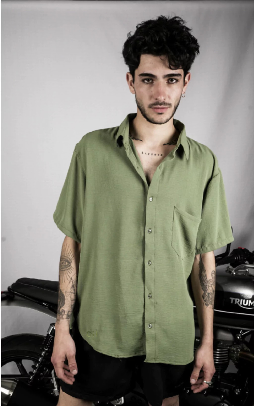 Camisa Olive Bambula
