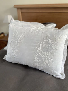 ALMOHADÓN DE TUSOR ESTAMPADO - tienda online