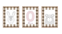 LAMINAS DE CUADROS LETRAS/ANIMALES - Law&Co