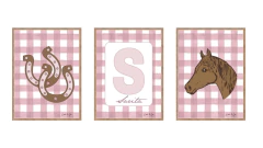 LAMINAS DE CUADROS LETRAS/ CABALLO/HERRADURA - tienda online