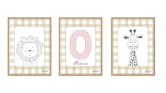 LAMINAS DE CUADROS LETRAS/ANIMALES en internet