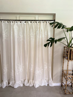 Cortina de baño sin volado - comprar online