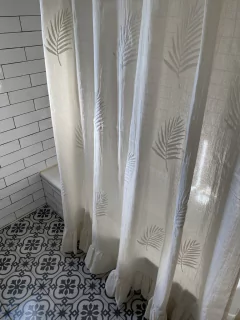 Cortina de baño sin volado