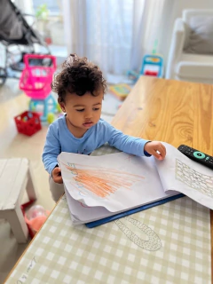 Imagen de INDIVIDUAL VICHY KIDS CONEJO Y OSO