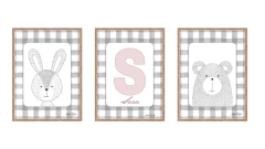 LAMINAS DE CUADROS LETRAS/ANIMALES