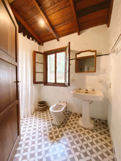 CORTINA DE BAÑO CON TIRITAS