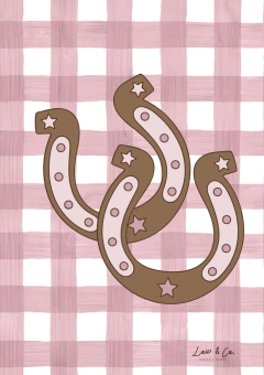 LAMINAS DE CUADROS LETRAS/ CABALLO/HERRADURA