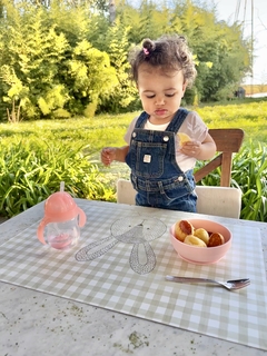INDIVIDUAL VICHY KIDS CONEJO Y OSO