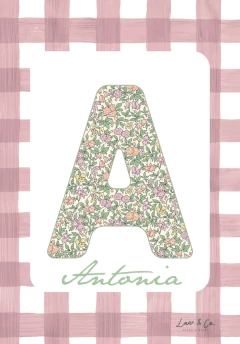 LAMINAS DE CUADROS LETRAS LIBERTY - comprar online