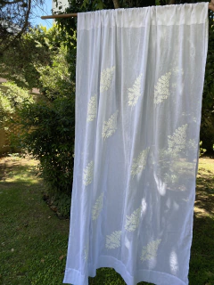 2 PAÑOS DE CORTINA DE VENTANA