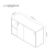 MUEBLE BIBLIOTECA de 120x45x75h CON PUERTAS CORREDIZAS en internet