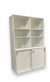 MUEBLE BIBLIOTECA CON ALZADA DE 90X45X180H PTAS CORREDIZAS CON CERRADURA - comprar online