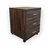 Imagen de CAJONERA RODANTE CON TRES CAJONES Y LLAVE PRIMER CAJON 35X40X60
