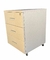 CAJONERA RODANTE CON TRES CAJONES Y CIERRE COLECTIVO 35X40X60 - comprar online