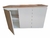 MUEBLE BIBLIOTECA BLANCO DE 120x45x85 TAPA MADERA PARAISO PTAS ABRIR - comprar online