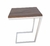 MESA IBIS AUXILIAR DE ARRIME PARA CAMA ESTILO INDUSTRIAL MELAMINA - Mas Espacios Muebles