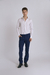 PANTALON SIN PINZAS AZUL - comprar online