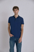 Imagen de POLO AZUL COMBINADA PREMIUM PIMA PERUANO