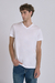 REMERA V BLANCA PREMIUM PIMA PERUANO - tienda online