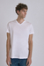 REMERA V BLANCA PREMIUM PIMA PERUANO - MANCINI