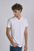 REMERA V BLANCA PREMIUM PIMA PERUANO - comprar online
