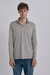 POLO GRIS MELANGE PIMA COTTON PERUANO - comprar online