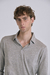 POLO GRIS MELANGE PIMA COTTON PERUANO - MANCINI