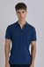 POLO AZUL CIERRE PREMIUM PIMA PERUANO - comprar online