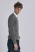 SWEATER CUELLO REDONDO TRIANGULO GRIS - MANCINI