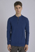 REMERA MAO BOTONES AZUL PREMIUM PIMA PERUANO - comprar online