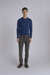 PANTALON SIN PINZAS LANA MARRON - comprar online