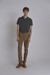 PANTALON SIN PINZAS LANA CAMEL - comprar online