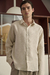 Camisa Beige Jaspeado 100% Lino - comprar online