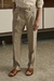 Pantalón Pinzado Beige 100% Lino - tienda online