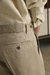 Pantalón Pinzado Beige 100% Lino - comprar online
