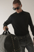 Bolso Camisero Negro 100% Cuero - comprar online