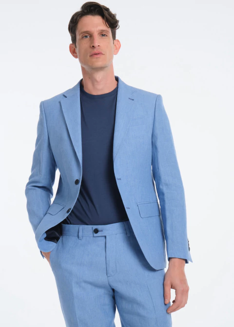 PANTALON CHAMBRAY 100% LINO - comprar online