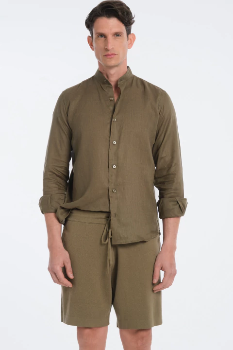 CAMISA MAO 100% LINO VERDE - comprar online