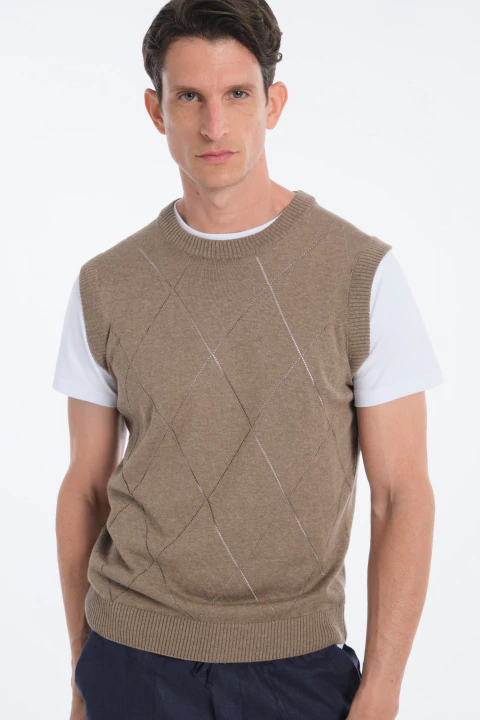 CHALECO ROMBOS VISON - comprar online