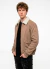 CAMPERA BROSS NOBUK CON PIEL BEIGE - comprar online