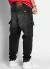 JEAN BROSS CARGO MOM NEGRO CON RECORTE - Bross