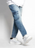 JEAN CARGO MOM GASTADO ARRUGA DELANTERA - BROSS - Bross