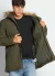 CAMPERA PARKA BROSS CORDERITO C/PIEL - Bross