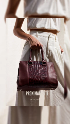 Cartera Verona Bordo & Croco