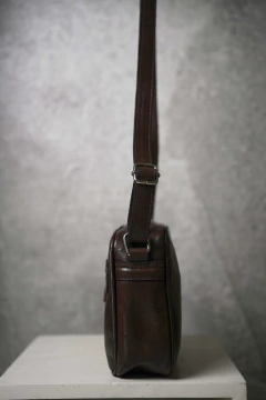 Bandolera Padua CHOCOLATE - TAURO CUER