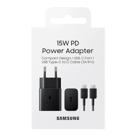 Cargador Samsung 15w TIPO C (con cable)