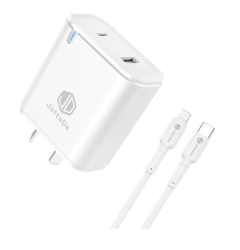 CARGADOR 20 W , CON CABLE TIPO C A LIGHTNING - JD T-22 - comprar online