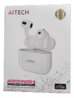 AURICULAR INALÁMBRICO IN-EAR AITECH DUOS 4 -LY-036 en internet